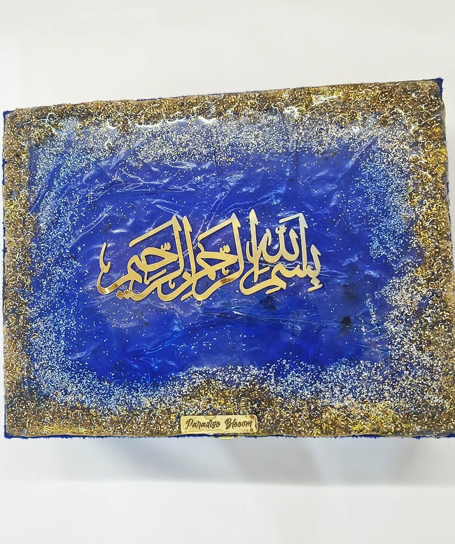 Quran Box with Bismillah Resin Art – Perfect Hadiya - Image 8