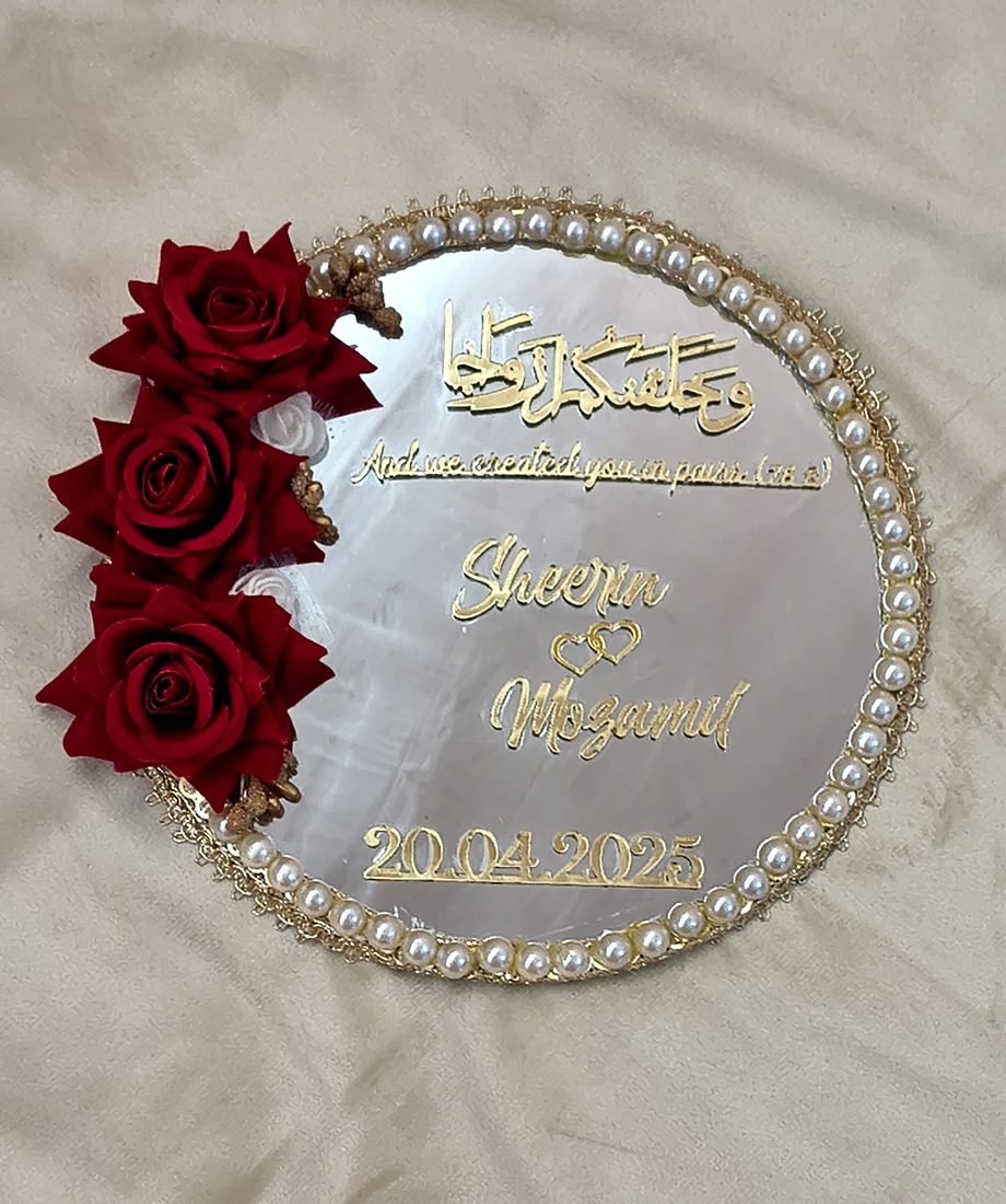Personalised Nikah Mirror - Image 3
