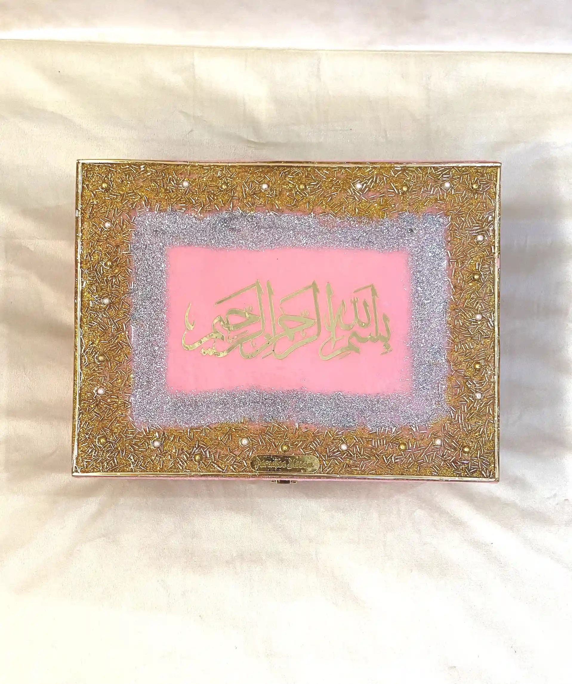 Designer Quran Box Hamper – Islamic Bridal Gift Set (Pink) - Image 4