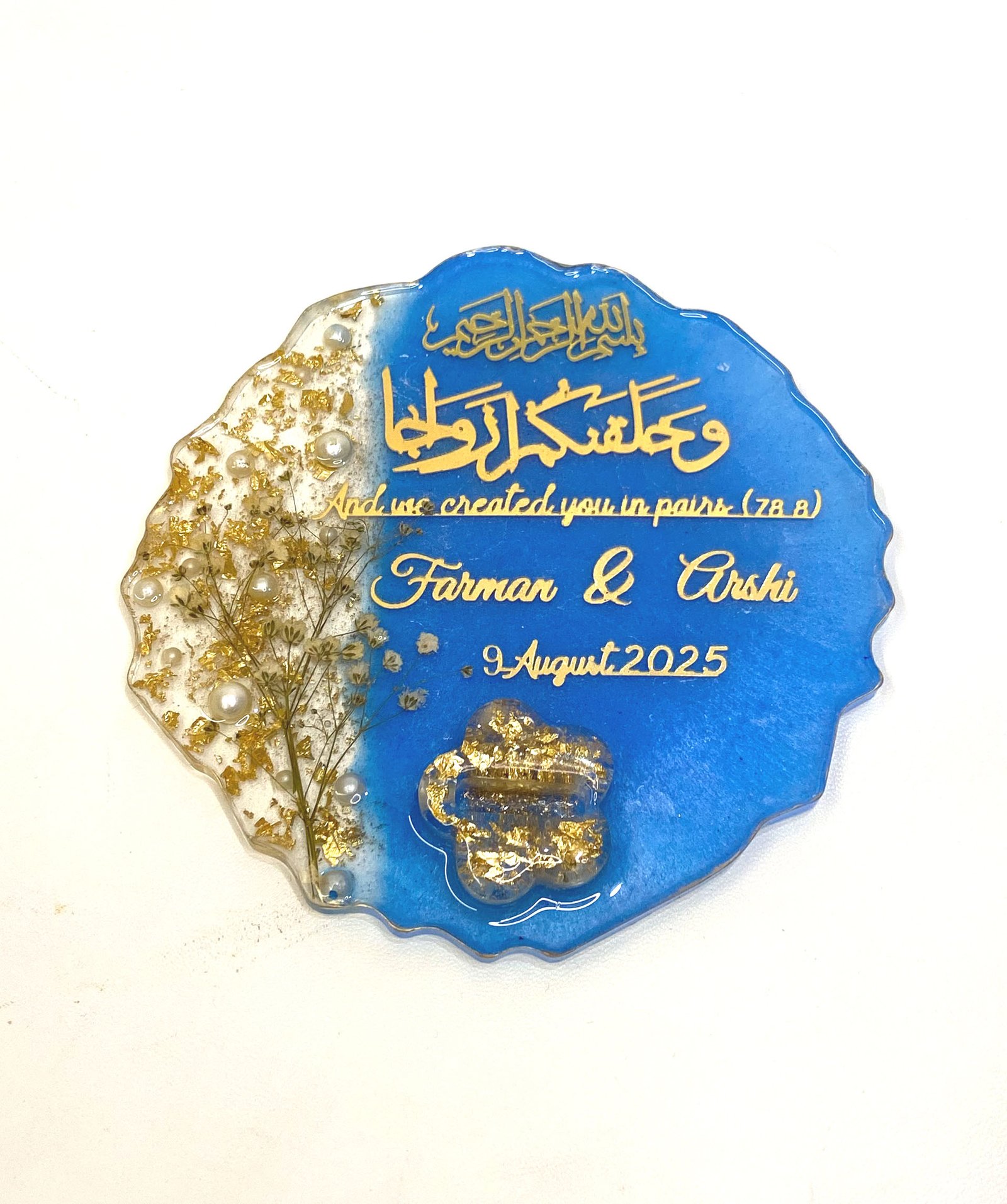 Resin Ring Platter | Elegant Wedding & Engagement Ring Holder - Image 4