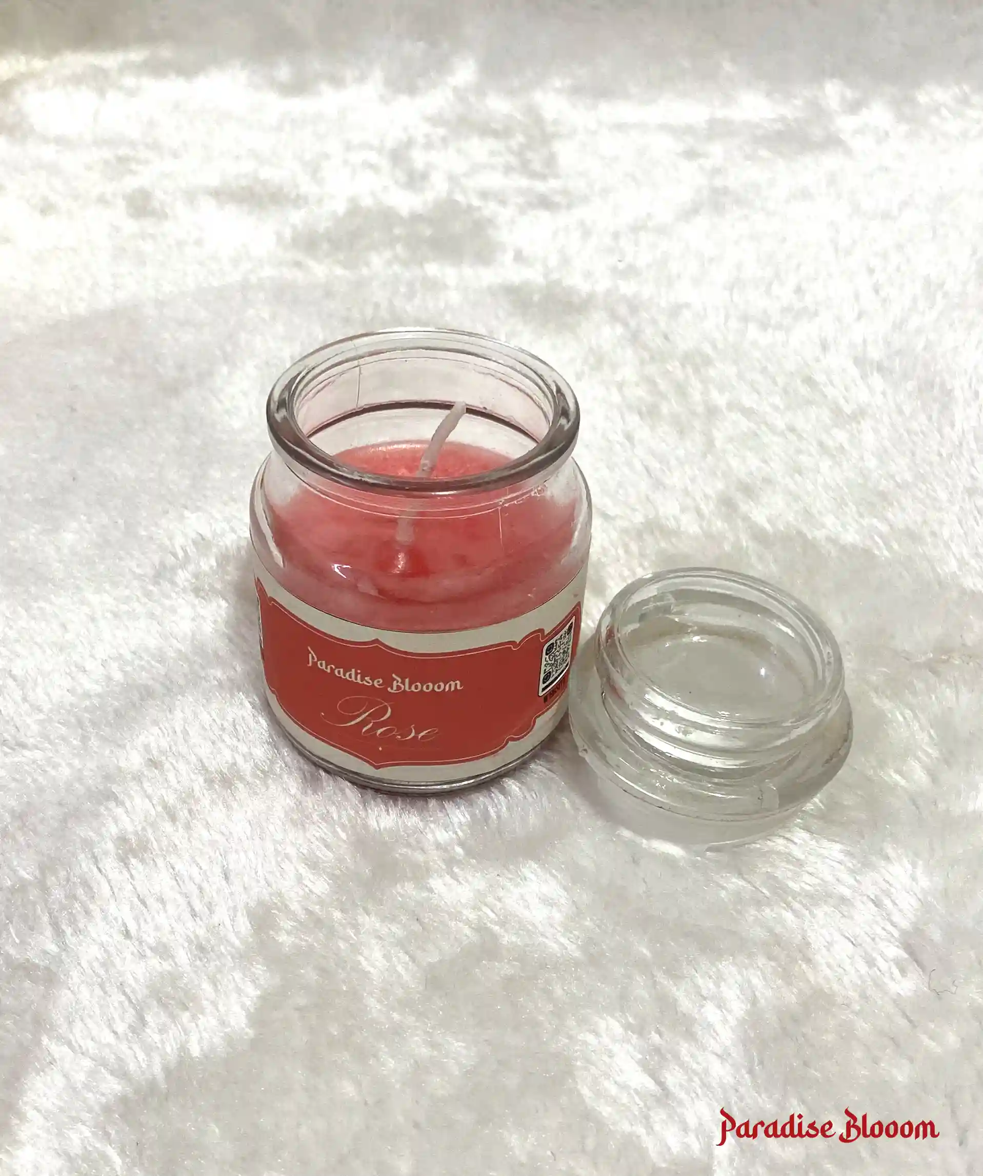 Paradise Blooom Rose Candle: Romantic Floral Fragrance - Image 2