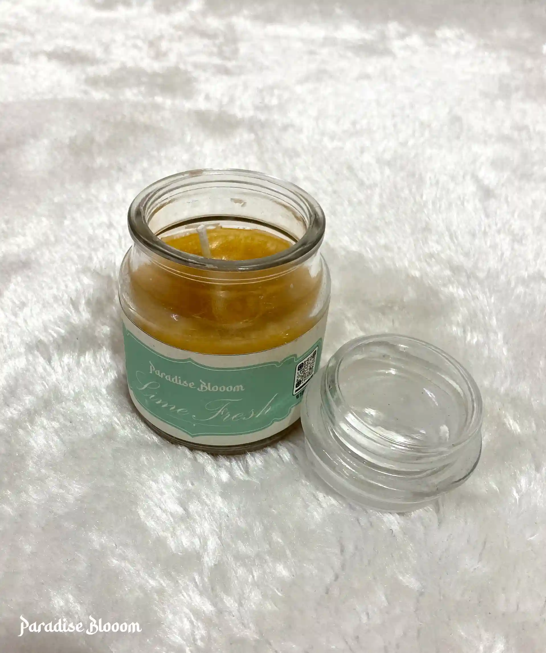 Paradise Blooom Lime Candle: Zesty Odor Eliminator - Image 2